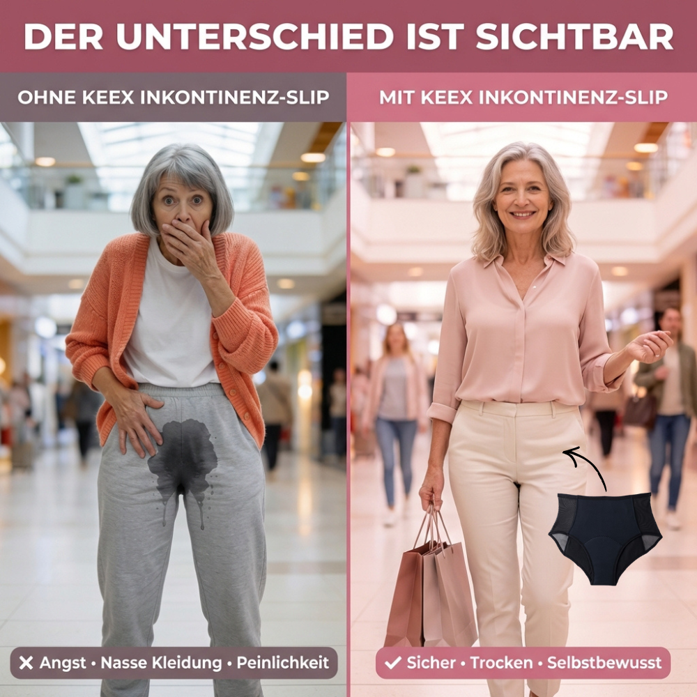 Keex Unterwäsche bei Blasenschwäche